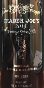 Trader Joe's 2019 Vintage Spiced Ale