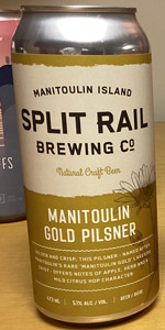 Manitoulin Gold Pilsner