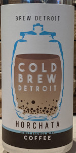 Cold Brew Detroit - Horchata