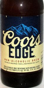 COLORADO 1/1+ COORS NON-ALCOHOLIC MALT BEVERAGE Beer CAN BO empty 