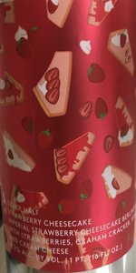 Strawberry Cheesecake Berliner Weisse