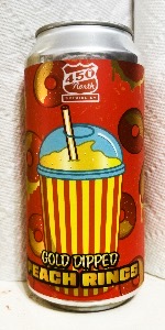 Slushy XXL - Gold Dipped Peach Rings