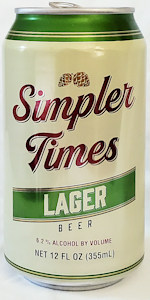 Simpler Times Lager