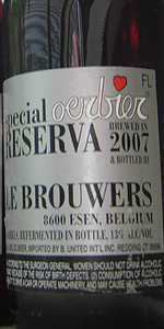 Oerbier Special Reserva 2007 (Bottled 2008)