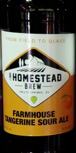 Farmhouse Tangerine Sour Ale