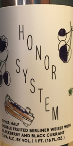 Honor System - Blackberry And Black Currant