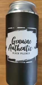 Genuine Authentic Black Pilsner