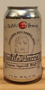 Barrel-Aged Hostile Harry Cinnamon Bun with Coffee Vanilla and Cinnamon