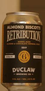 Retribution - Almond Biscotti