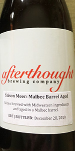 Saison Meer: Malbec Barrel-Aged