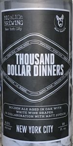 Thousand Dollar Dinners