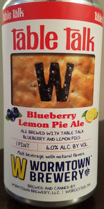 Table Talk Blueberry Lemon Pie Ale