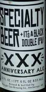 Specialty Beer XXX Black Double IPA