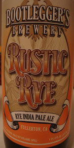 Rustic Rye IPA