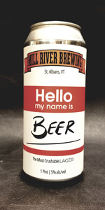 Hello My Name is Beer