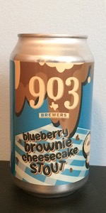 Blueberry Brownie Cheesecake Stout