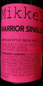 Warrior Single Hop IPA