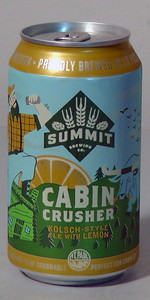 Cabin Crusher KÃ¶lsch-Style with Lemon