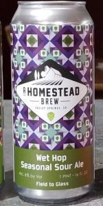 Wet Hop Seasonal Sour Ale