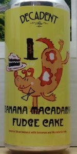 Banana Macadamia Fudge Cake