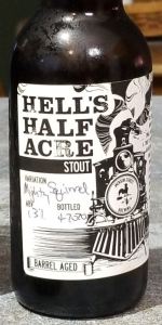 Hell's Half Acre Bourbon Aged Stout: Mighty Squirrel