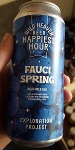 Happiest Hour Exploration Project - Fauci Spring AÃ§ai Pale Ale
