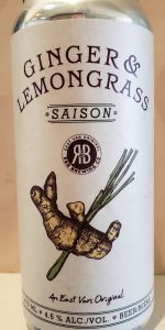 Ginger & Lemongrass Saison