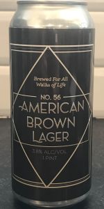 No. 56 American Brown Lager
