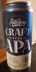 Starobrno Craft Beer APA