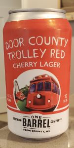 Door County Trolley Red Cherry Lager