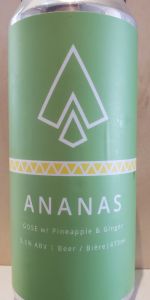 Ananas Gose w/Pinapple & Ginger