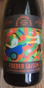 Foeder Saison Ale with Black Currant and Sweet Cherries