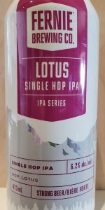 Lotus Single Hop IPA