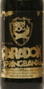 BrewDog Paradox Springbank (Batch 017)