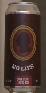 No Lies Sour Cherry Salted Gose