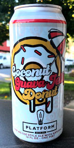 Coconut Guava Jelly Donut
