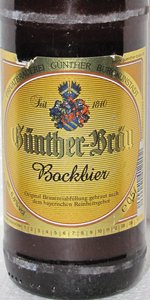 GÃ¼nther BrÃ¤u Bockbier