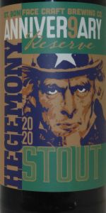 Hegemony - Anniver9ary Reserve - Rye Whiskey Barrel-Aged