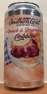 Peach & Boysenberry Cobbler