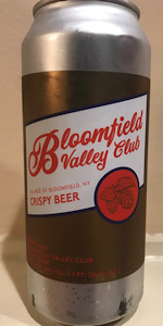 Bloomfield Valley Club Crispy Beer