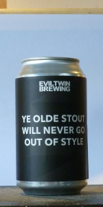 Ye Olde Stout Will Never Go Out Of Style