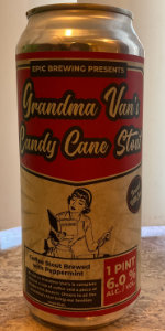 Grandma Vanâs Candy Cane Stout