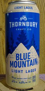 Blue Mountain Light Lager