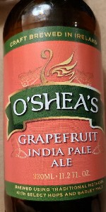 O'Shea's Grapefruit India Pale Ale