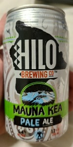 MEHANA MAUNA KEA PALE ALE Quality Craft Beer 12oz bottle label ~ Hilo Hawaii 