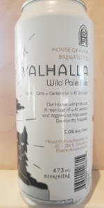 Valhalla Wild Pale Ale Vol #1 Citra+Centennial+El Dorado