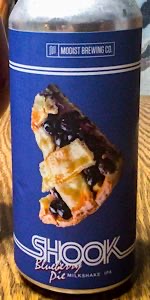Shook Blueberry Pie
