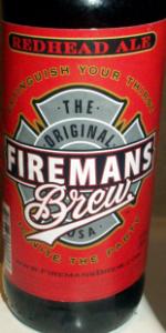 Fireman's Brew Redhead Ale