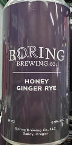 Honey Ginger Rye