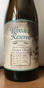 Wooded Reserve Rum Barrel Oaxaca Choca